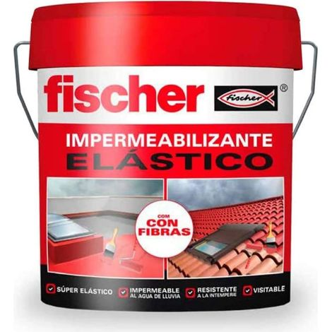 IMPERMEABILIZANTE 750ml  GRIS CON FIBRAS 558429 FISCHER