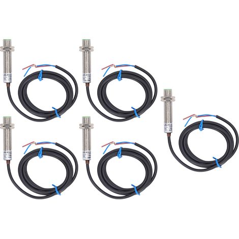 Capteur inductif M12 LJ12A3-2-Z/EX 10-36VDC, interrupteur de proximité 2 fils, contact normalement ouvert, lot de 5 pièces (1/5)