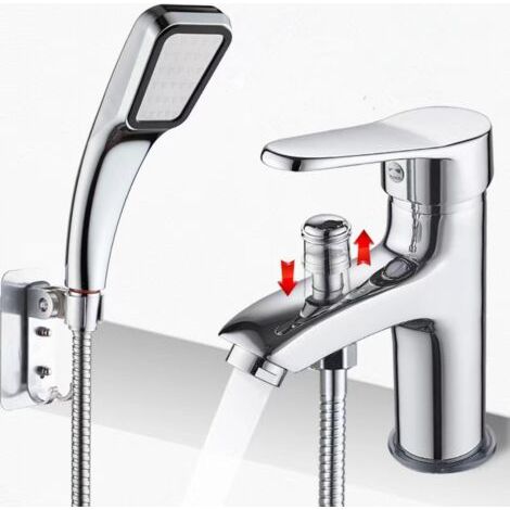 Mitigeur de douche, robinet double pour eau chaude et froide, monotrou en alliage métallique, lavabo avec robinet double pour eau froide. - AquaForge (1/5)