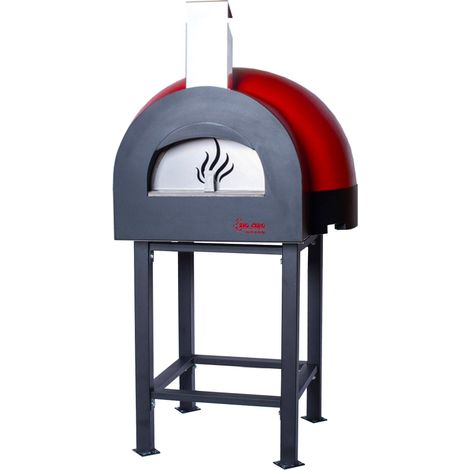 Forno a Legna da Esterno Cottura Diretta in Refrattario Zio Ciro Subito Cotto 60 Rosso (1/5)