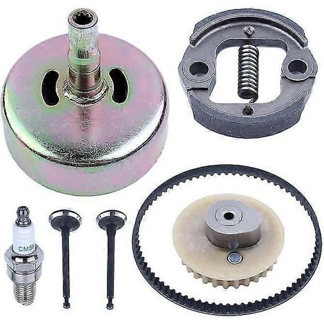Poulie d'arbre à cames, courroie de distribution, kit tambour d'embrayage 9 dents compatible avec Honda GX35, HHT35S et CDSX (1/4)