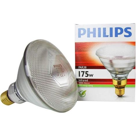 Lampada edm Infrarossa 175W E27 traslucida 12 1 cm