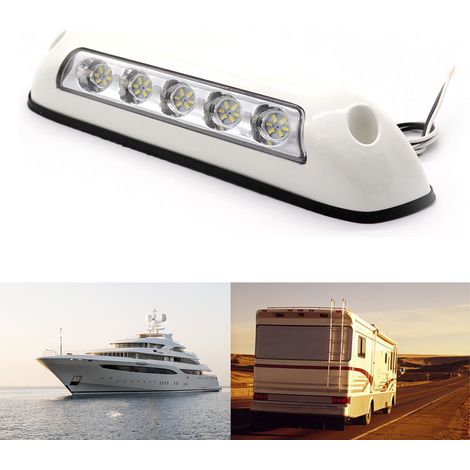 Applique murale LED 12 V/24 V pour auvent de camping-car, 30 LED, étanche IP67, 8 W, pour extérieur/intérieur (1/5)
