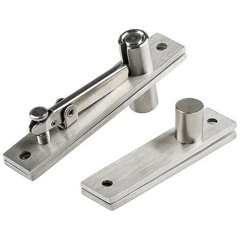 Charnière de porte pivotante en acier inoxydable Charnière pivotante robuste pour portes en bois Arbre à 360 degrés Charnière pivotante de porte Murphy en acier inoxydable