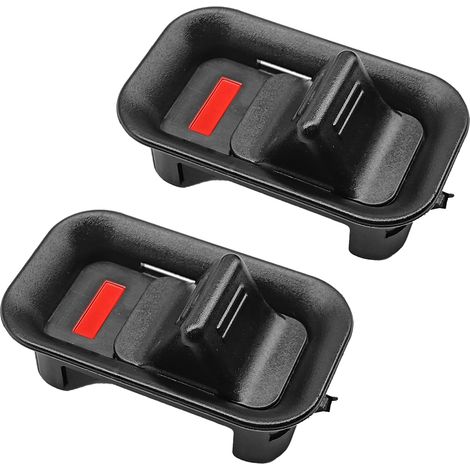 2 perillas de repuesto para cerradura de puerta delantera y trasera 15172121 75397, compatibles con Chevy Avalanche, Silverado, Suburban, Tahoe, GMC Sierra, Yukon, Cadillac Escalade ESV EXT 1999-2006. (1/5)