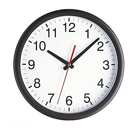 Herter TFA 98.1077 Reloj de Pared Negro 30 cm