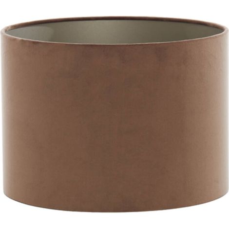 Light & Living - lampenschirm - Velours - braun - textil - Ø 30cm