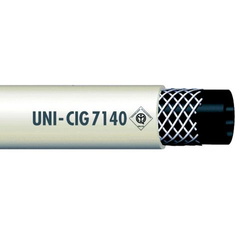 Tuyau caoutchouc 1 mtl pour gaz mA thane IMQ 10 bar section 13x20 mm hydraulique
