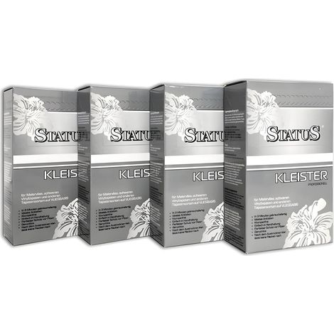 STATUS PROFI paste adhesive glue for all wallpaper wallcovering with nonwoven-backing 1 kg for up to 160 sqm