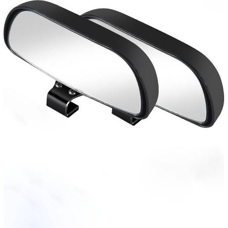 2Pcs Retroviseur Conduite Accompagnée Retroviseur Angle Mort pour Tous Les Voitures- Miroir Convexe Angle réglable (1/5)