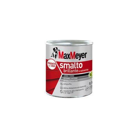 4 x MAX SMALTO BRILLANTE NERO R9005 0,750 L