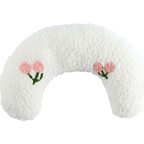 Oreiller en Forme de U pour Chiens et Chats - Coussin Moelleux pour Petits Chiens et Soutien Cervical (1/5)