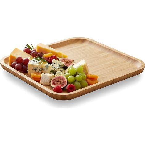 Bandeja de bamb煤 de 30x30 cm (1/5)
