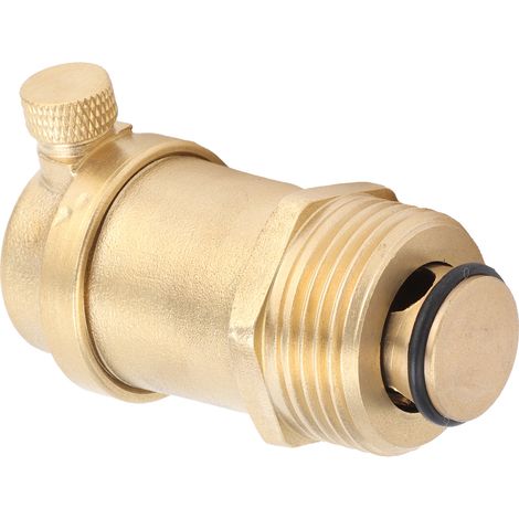 Soupape de purge d'air G1 DN25 à filetage mâle, vanne de purge automatique pour climatiseur et chauffe-eau solaire (1/5)