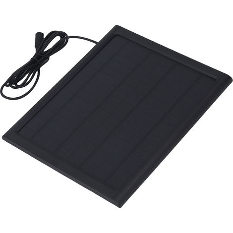 Chargeur de panneau solaire 6W 16V, Kit d'entretien de batterie Portable pour voiture moto bateau RV remorque motoneige