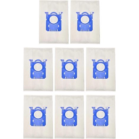 Sac à poussière pour Electrolux S-sac compatible avec Philips FC8021/03 pièces pour aspirateur de rechange aspirateur sacs 8 pièces (1/5)
