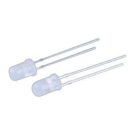 Diodo a led rosso 5mm 1500mcd 2v 2v 30º L-53src/d-v