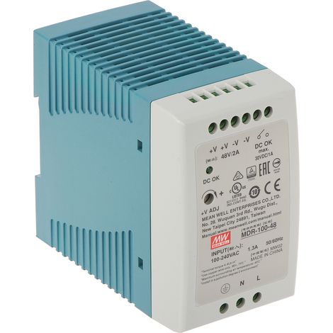 Fuente de alimentación conmutada Mean Well MDR-100-48 (1/5)