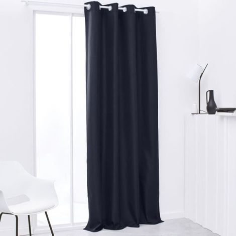 TODAY Rideau Isolant Thermique Essential Uni - 140 x 240 cm - Navy (1/2)