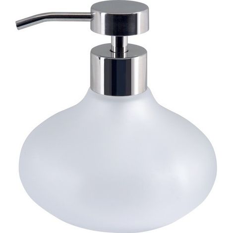 Distributeur de savon Verre MALA Misty Blanc Spirella