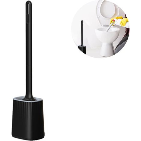 Brosse de toilette multifonctionnelle améliorée, brosse flexible trois-en-un (1/5)