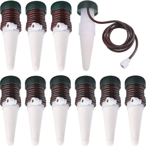 systme D'arrosage Automatique De 10 Paquets, Adapt Au Systme De Libration Lente D'irrigation Goutte Goutte De Plantes D'intrieur Ou D'extrieur (1/5)