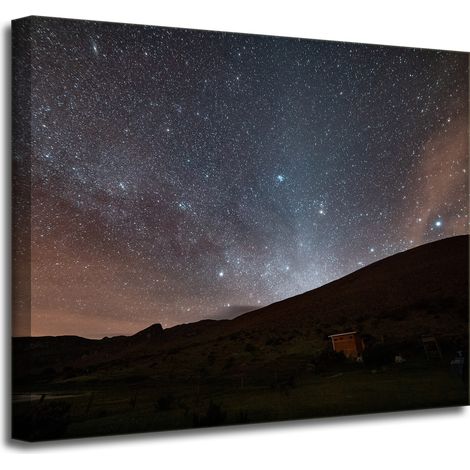 Leinwanddruck Weltraum Sternenhimmel 50x40