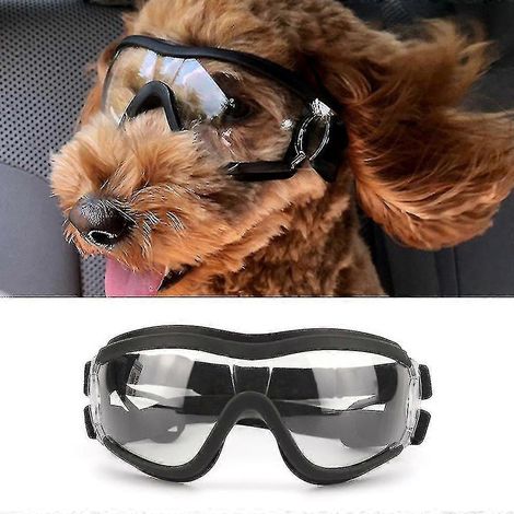 Gafas de sol para perros Sofirn, protección ocular, impermeables y resistentes al viento. (1/5)
