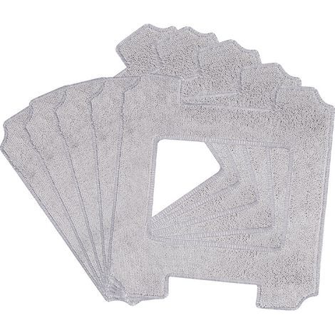 10pcs Compatible avec le robot lave-vitres Ecovacs W1/W2/W1S Pro. Accessoires pour nettoyeur de vitres : chiffon de nettoyage W960. (1/4)