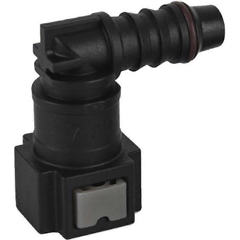 Raccord coudé femelle ID6 7,89 mm pour conduite de carburant, adaptateur d'extrémité de tuyau à 90° (1/5)