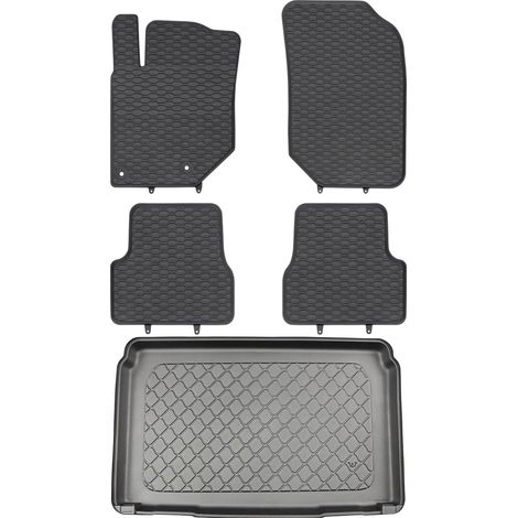 Opel Corsa F Hatchback dal 06.2019 SET - tappetini in gomma per auto + tappetino per bagagliaio