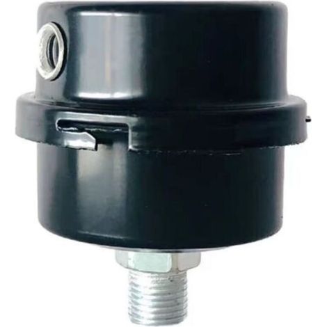 Silencieux pour compresseur sans huile, filtre à air et cartouche, boîtier métal-plastique, filetage 16 mm, accessoire compact pour pompe à air (1/3)