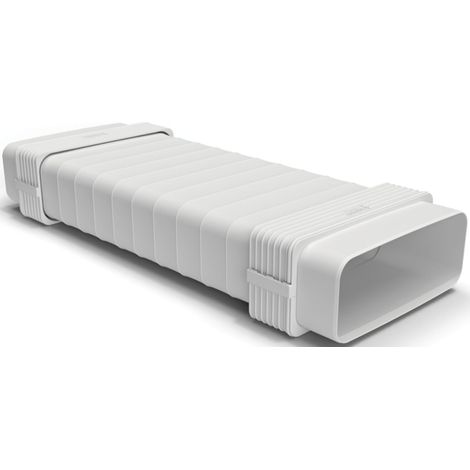 Optimairo Flachkanal flexibel Lüftung Länge 550mm passend zu N20103 (1/3)