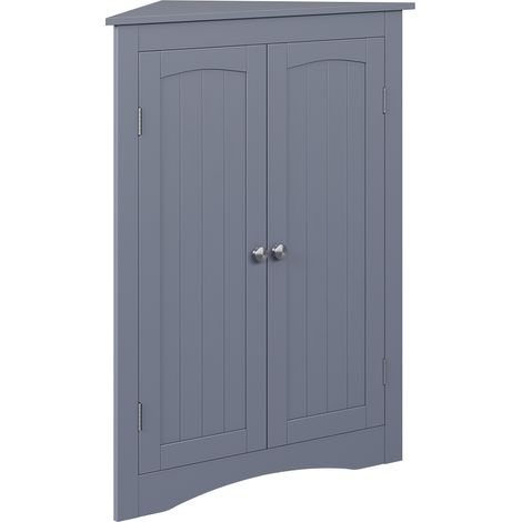 Armario mediano Bianco, Gris, 56 x 80 cm con 2 puertas, Vicco (1/5)