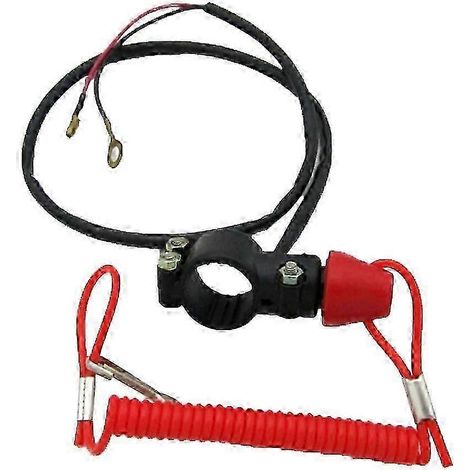 Interrupteur d'arrêt moteur Horizon à cadre unique pour motos, quads et moteurs hors-bord - interrupteur d'arrêt d'urgence (1/5)