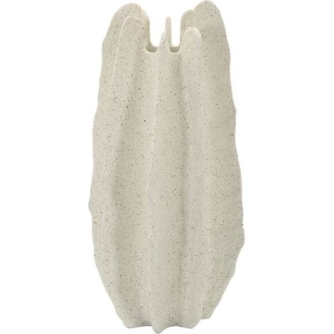 Vase Design en Résine "Ester" 50cm Blanc