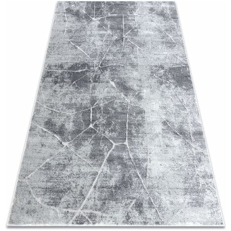 Modern MEFE Teppich 2783 Marmor - Strukturell zwei Ebenen aus Vlies grau grey 160x220 cm (1/5)