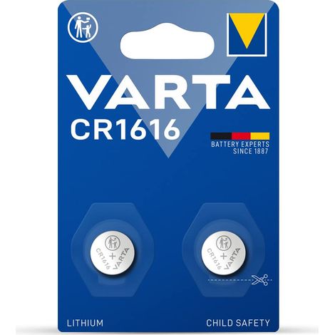VARTA - Pile electronique lithium CR1616 3V x2 (1/4)