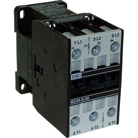 Contacteur tripolaire 11KW 24A - commande bobine 230VAC - MC24 IMO
