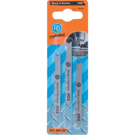 Poggi 686.00 3 lames pour scie sauteuse pour fer A dents fines 50 mm