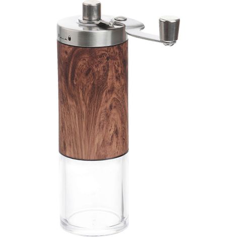 Stück manuelle Kaffeebohnen-Handmühle, Kaffeebohnen-Mahlmaschine, Getreidemühle-18X5.2CM-Silver (1/3)