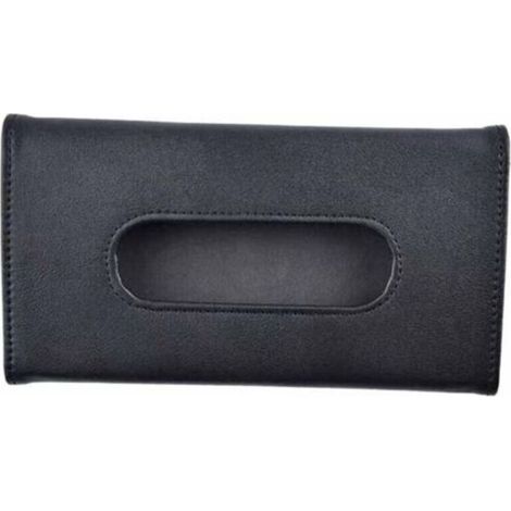 Boîte À Mouchoirs Pour Pare-Soleil - Clip Fixation - Compatible Sièges Arrière Et Accessoires Auto - Noir - 1 Pièce