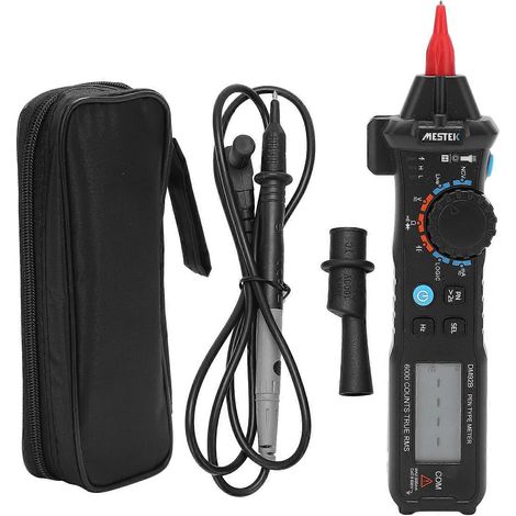 DM92B Digitales Stiftmultimeter, hochpräzises, tragbares Multimeter mit Überhitzungsschutz, 600 V/600 mA (1/4)
