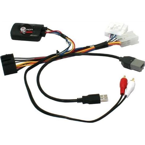 Interface Commande au volant CT10 compatible avec Citroen C1 14-21 Centrale seule