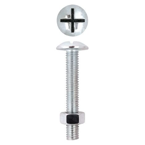 BL.BULLONE TBL CL.4.8 15PZ/BL INT. FIL. M4X20