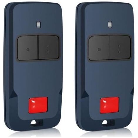 Télécommande 433 MHz à code roulant, lot de 2 unités, compatible avec systèmes Mitto COOL C2, Mitto 2, Mitto 2A, Mitto B RCB 02, TRC1, TRC2, TRC3 – 2 canaux (1/5)