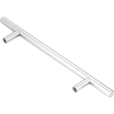 Poignée en T en acier inoxydable pour armoires, meubles de cuisine, bouton de porte, 300 mm (1/4)