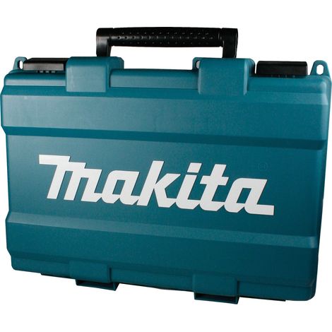 Makita – Mallette de rangement pour visseuse perceuse – Compatible HP347D HP457D DF347D DF457D HP488D DF488D – Contient 2 batteries et un chargeur