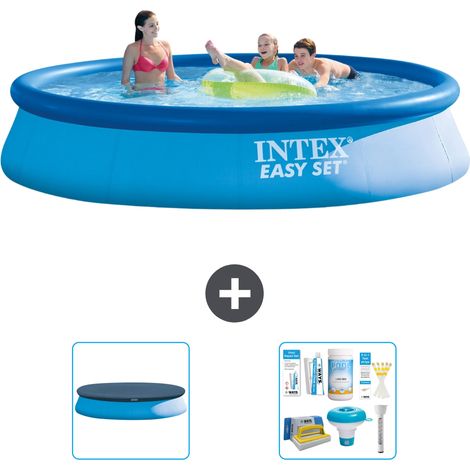 Intex Piscina Easy Set Rotonda - 396x84 cm - 5-pezzi S22393 (1/5)