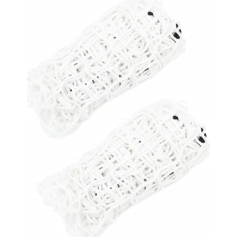 vidaXL Filets à foin 2 pcs rectangulaire blanc 150x90 cm PP